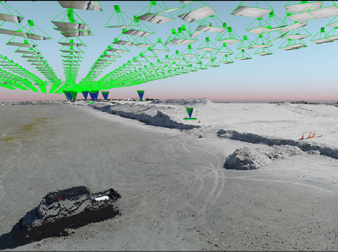 Unmanned Aerial Survey of USACE Dredge Material Stockpile