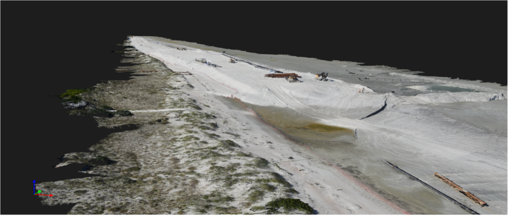 Unmanned Aerial Survey of USACE Dredge Material Stockpile